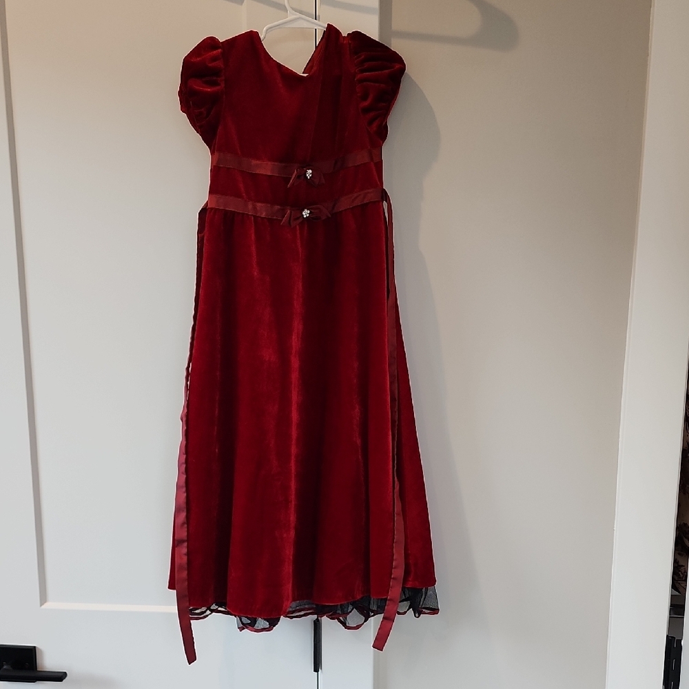 Bonnie Jean Red Formal Kids Dress